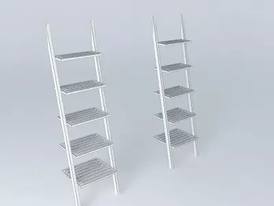 Ladder shelf Free 3D model