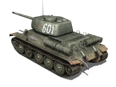 T-34 85 - Soviet medium tank - 601 3D model