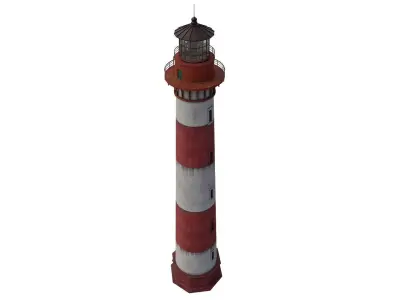 Lighthouse Low-poly 3D model