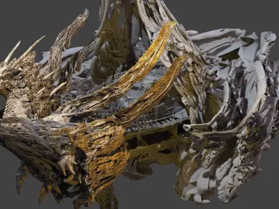 Viking Airship grand 3D model