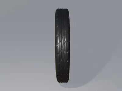 Old Fashioned Wheel 3D model