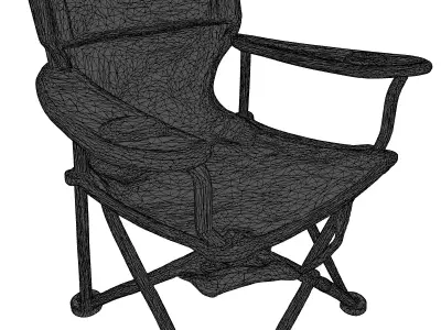 Outdoor Foldable Camping Chair 3D model