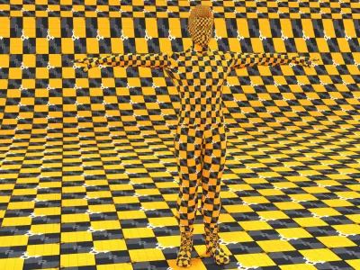 African Male 01 Low-poly 3D model