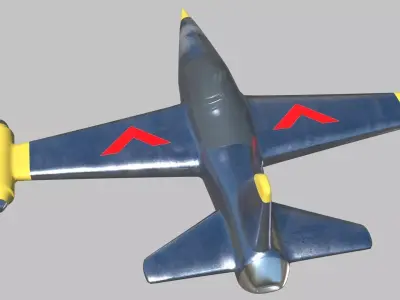 Air Craft 1 Low-poly 3D model