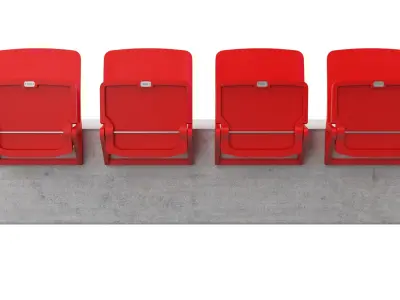 Stadium Seats 3D model buy