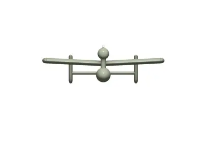 i go model1 kou radio controlled flying bomb 3D model