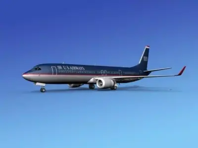 Boeing 737-900ER US Air 3D model