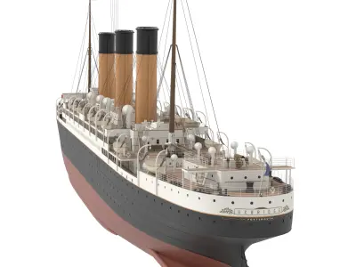 Steam Liner 3D model