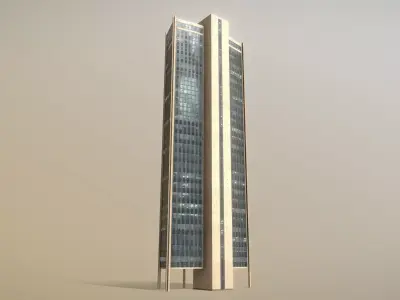 Bogota Seguros Tequendama Low-poly 3D model