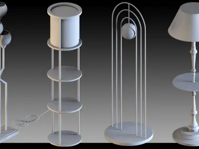 30- Lampshades 3D model