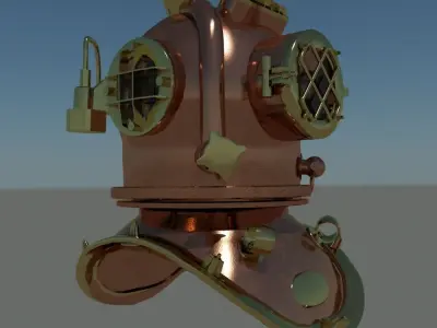 Low Poly Mark V Helium Low-poly 3D model