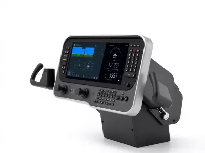 Aircraft Cockpit Control Panel model pack with PBR textures Low-poly 3D model