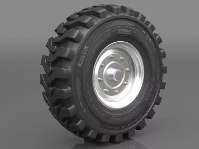 Realistic Truck Tire 2 3D model
