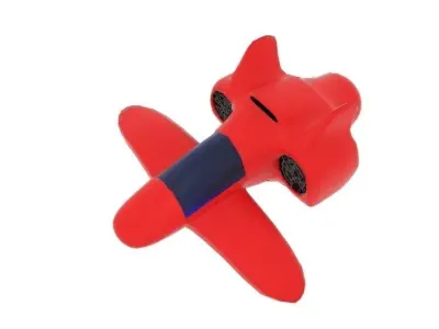 Cp Spaceship Fighter Low-poly 3D model