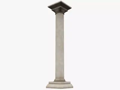 Column Low-poly 3D model