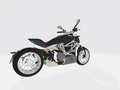 X-diavel motorcycle 3D model