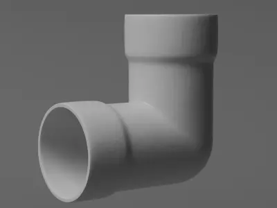 PVC pipes 3D model