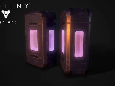 Destiny Heavy Ammo Box Asset Low-poly 3D model