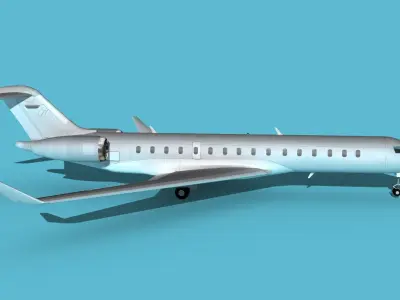 Bombardier Global 7000 V00 3D model