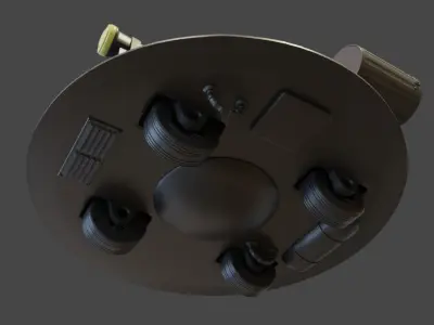 Ricks Flying Saucer Toy Free 3D print model