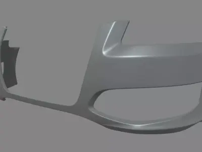 Front Bumper Audi A3 Low-poly 3D model