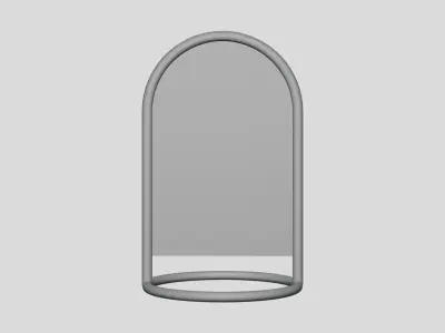 Storefront Display Plank Geometry Only No Textures No Materials 3D model