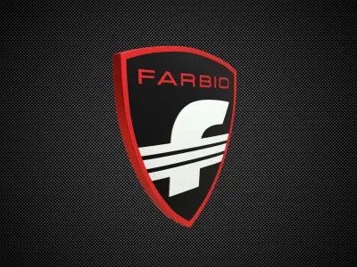 farbio logo 3D model
