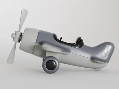 Toy Plane Collection Set 3D model purchase