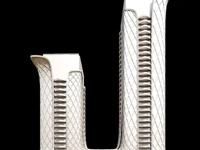 High-Rise Building Free 3D model