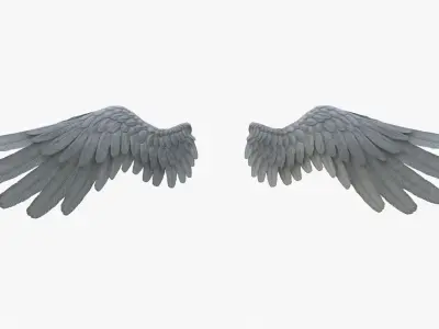 wings - Alas de Angel - Low poly Low-poly 3D model