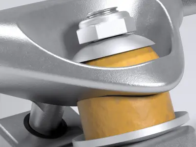 Cruiser board truck 3D model