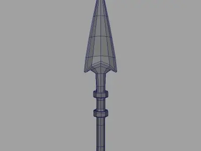 Bhala Weapons Low-poly 3D model