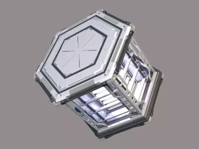 Sci-Fi Detail light 3D model