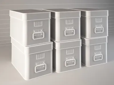 Archive Boxes Free 3D model