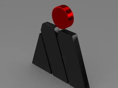 Magna Steyr Logo 3D model