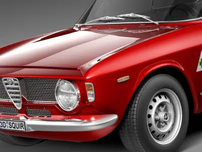 Alfa Romeo Giulia GTA 1965-1969 3D model