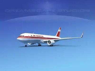 Boeing 767-300 Air Mauritius 1 3D model