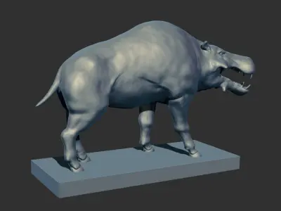 Printable Realistic Daeodon Free 3D model