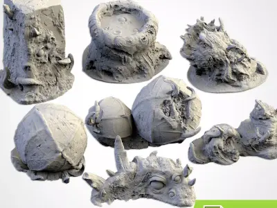 ROTTEN TERRAIN 3D print model
