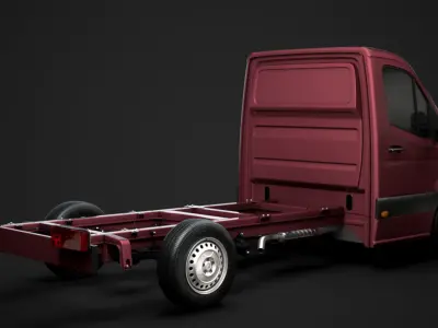 RAM Sprinter Chassis Single Cab L2 RWD 2020 3D model