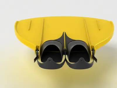 Flipper Fins 3D model
