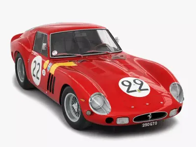 Ferrari 250 GTO - 3757GT - No Engine 3D model