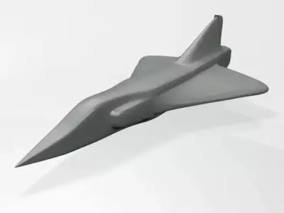 Jet Fighter 02 3D model