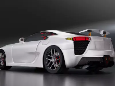 Lexus Lfa Free 3D model