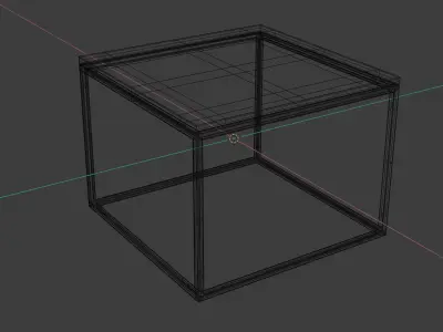 GLASS TABLE Free low-poly 3D model get