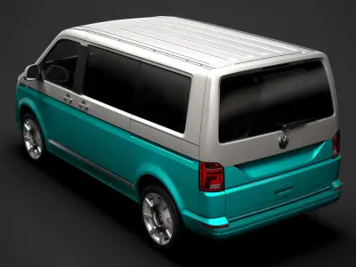 VW Multivan Bulli T6 1 2020 3D model