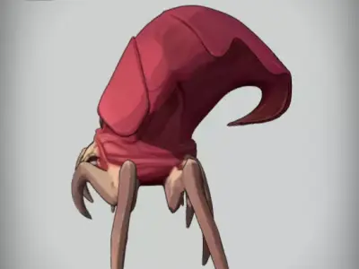 Spider Enemy 3 Stylized Creature Low-poly 3D model