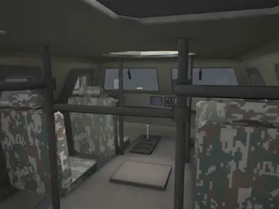 Dongfeng CSK131 Mengshi Low-poly 3D model