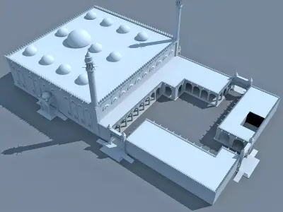 Arabic Mosque 3D model