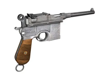 Mauser C96 Broomhandle  3D model